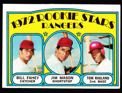 1972 Topps #334 Rangers Rookie Stars VGEX