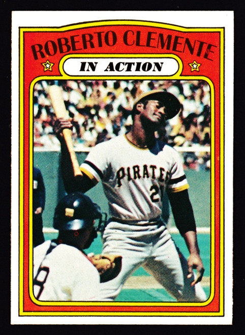 1972 Topps #310 Roberto Clemente IA EX