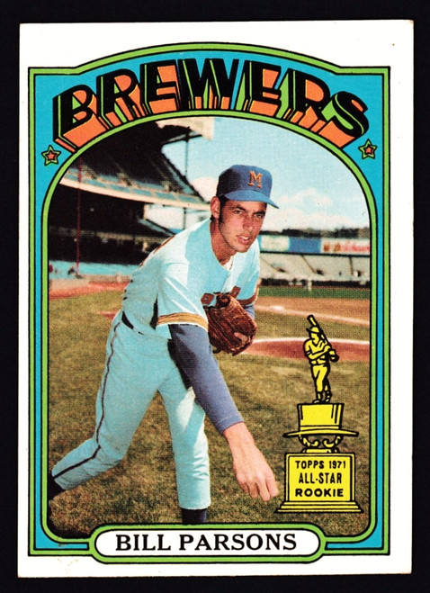 1972 Topps #281 Bill Parsons RC VGEX