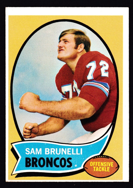 1970 Topps #067 Sam Brunelli RC VGEX