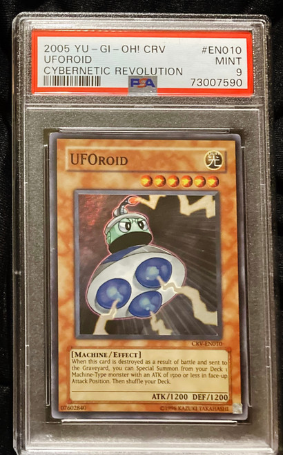 2005 Yu-Gi-Oh! Cybernetic Revolution #ENO10 Uforoid PSA 9