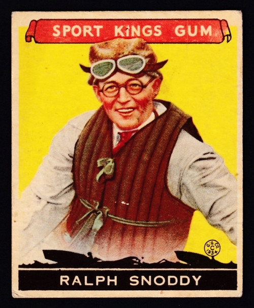 1933 Goudey Sport Kings #25 Ralph Snoddy Poor