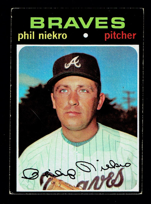 1971 Topps #030 Phil Niekro VGEX