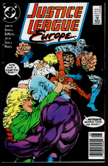 1989 DC Justice League Europe #05 FN