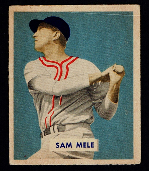1949 Bowman #118 Sam Mele VG-