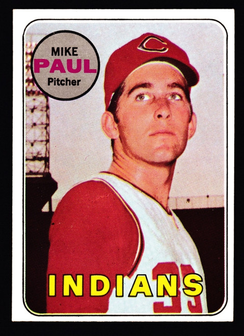 1969 Topps #537 Mike Paul RC EX
