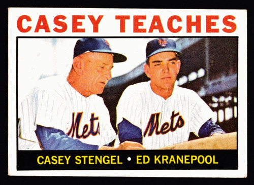 1964 Topps #393 Casey Teaches VGEX