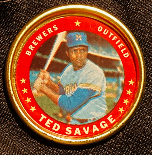 1971 Topps Coins #044 Ted Savage