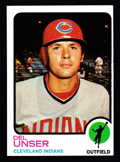 1973 Topps #247 Del Unser EX-