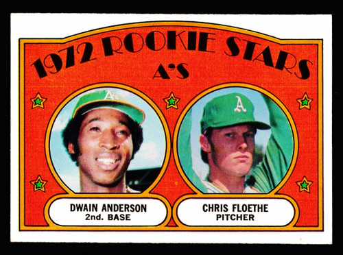 1972 Topps #268 A's Rookie Stars EX+