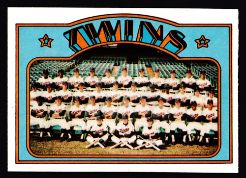 1972 Topps #156 Minnesota Twins Team NM