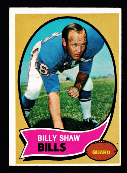 1970 topps #229 Billy Shaw VG