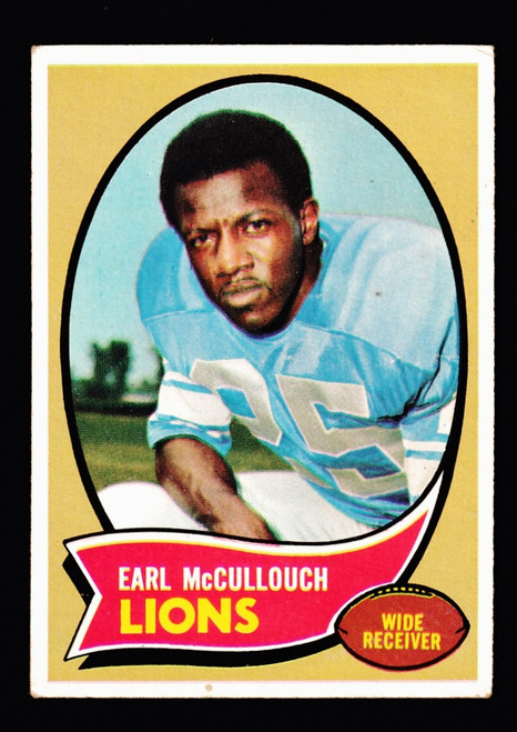 1970 Topps #195 Earl McCullouch RC VG