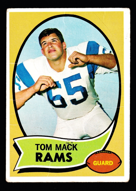 1970 Topps #151 Tom Mack RC Poor