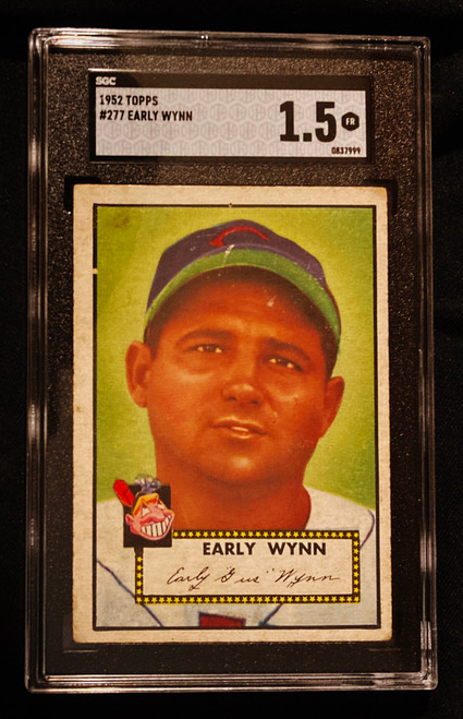 1952 Topps ##277 Early Wynn SGC 1.5