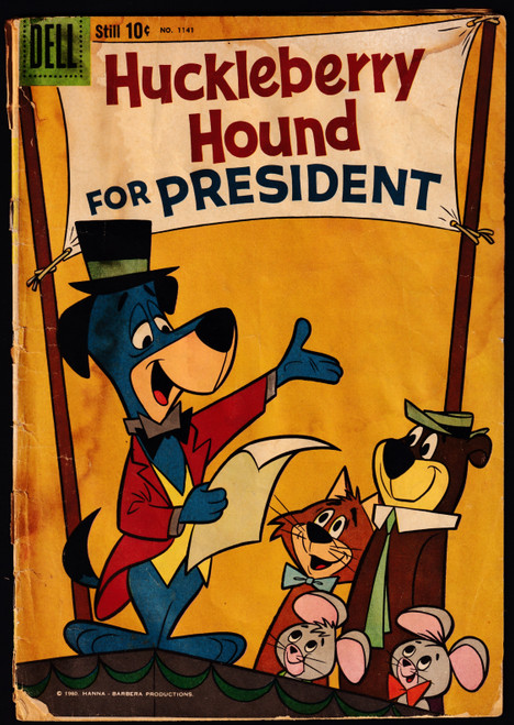 1960 Dell Four Color #1141 Huckleberry Hound GD