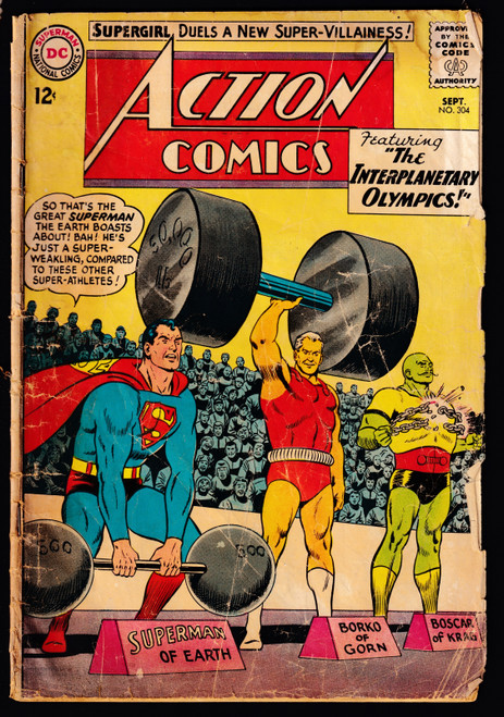 1963 DC Action Comics #304 GD-