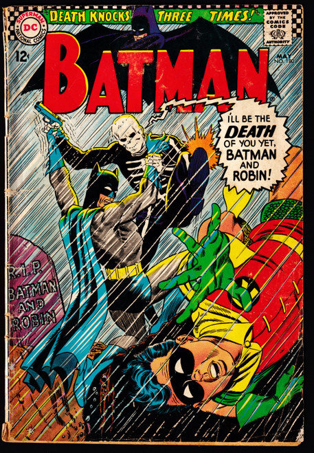 1966 DC Batman #180 FR/GD 1966 DC Batman #180 FR/GD
