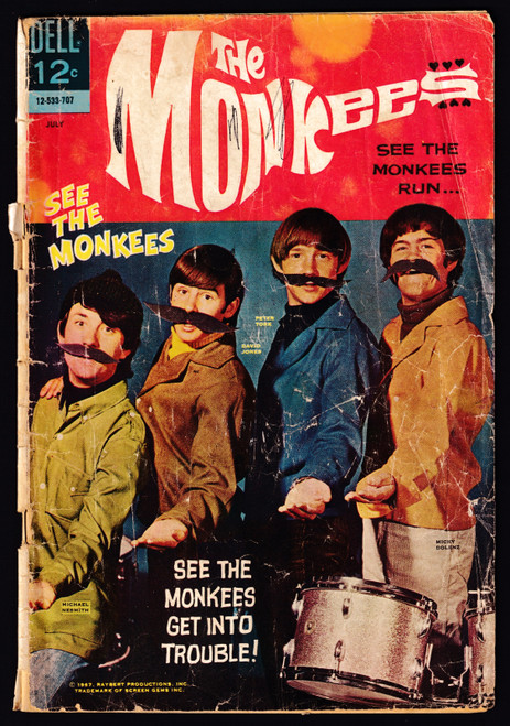 1969 Dell The Monkees #3 Fair 1969 Dell The Monkees #3 Fair