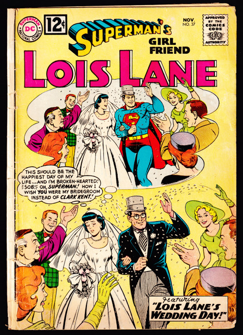 1962 DC Superman's Girlfriend Lois Lane #37 GD