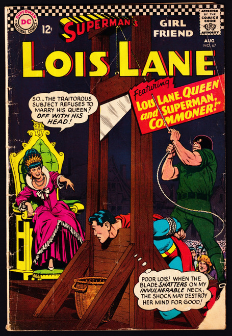 1966 DC Superman's Girlfriend Lois Lane #67 GD
