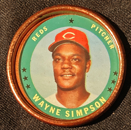 1971 Topps Coins #053 Wayne Simpson