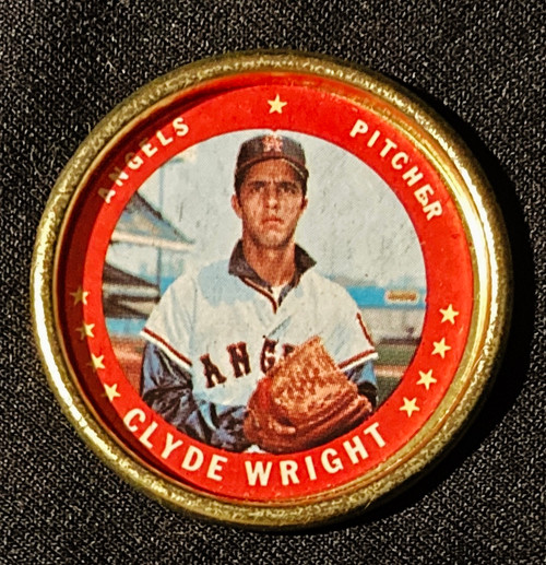 1971 Topps Coins #060 Clyde Wright