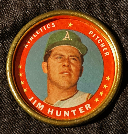 1971 Topps Coins #080 Jim Hunter B