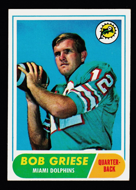 1968 Topps #196 Bob Griese RC C VGEX