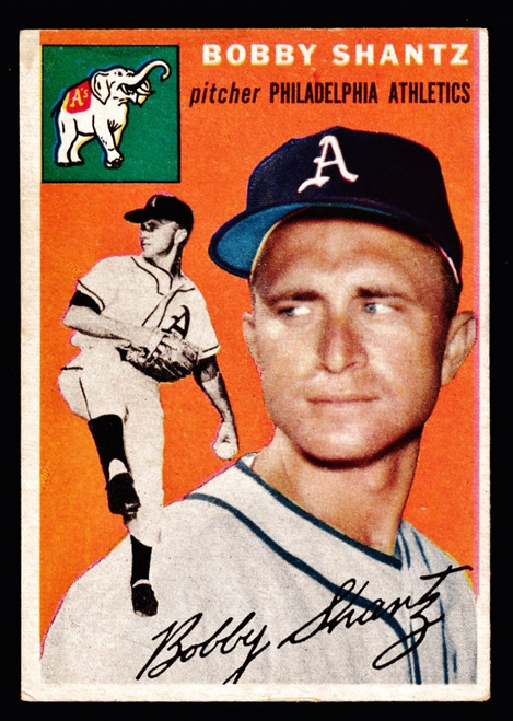 1954 Topps #021 Bobby Shantz VGEX