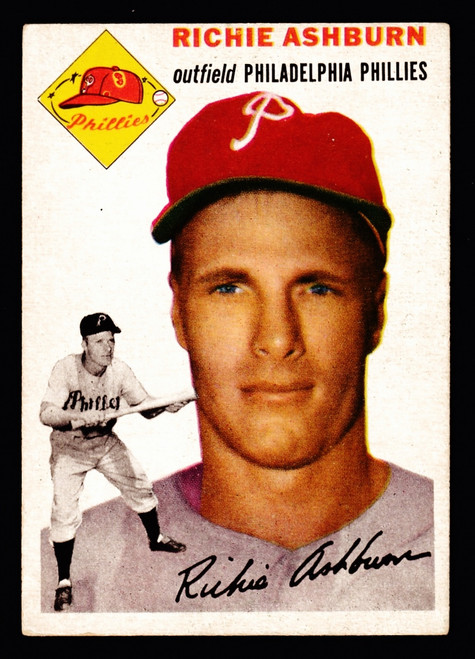 1954 Topps #045 Richie Ashburn VGEX
