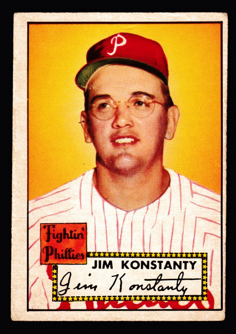 1952 Topps #108 Jim Konstanty GD 1952 Topps #108 Jim Konstanty GD