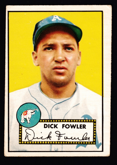 1952 Topps #210 Dick Fowler VG 1952 Topps #210 Dick Fowler VG