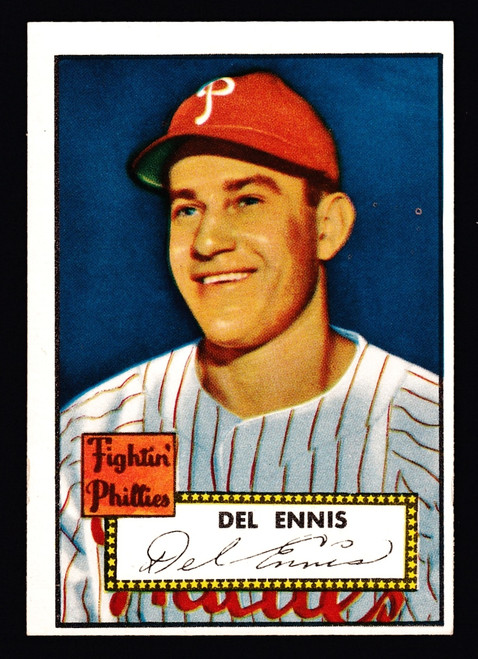 1952 Topps #223 Del Ennis VGEX 1952 Topps #223 Del Ennis VGEX