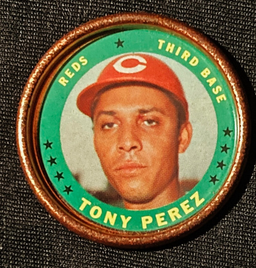 1971 Topps Coins #105 Tony Perez D