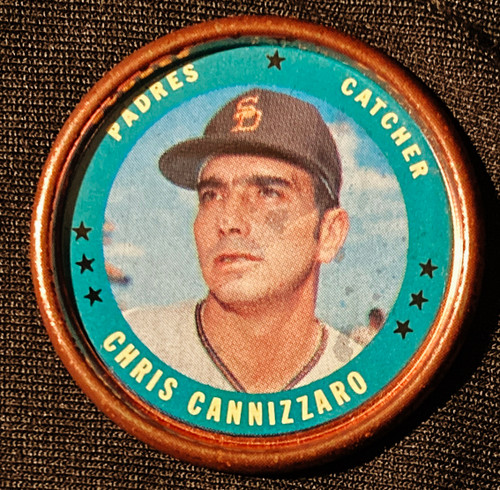 1971 Topps Coins #109 Chris Cannizzaro B