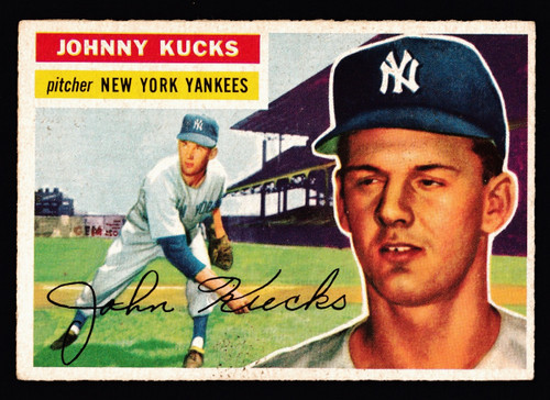 1956 Topps #088 Johnny Kucks RC GB EX-