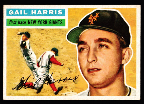 1956 Topps #091 Gail Harris RC GB EX+