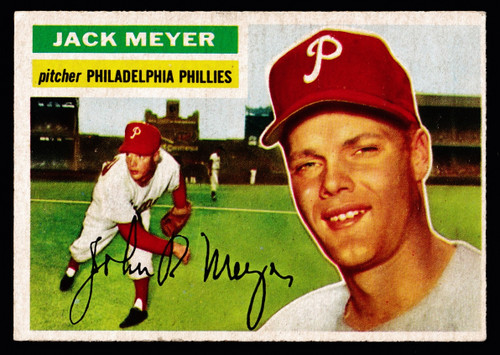 1956 Topps #269 Jack Meyer RC EX-