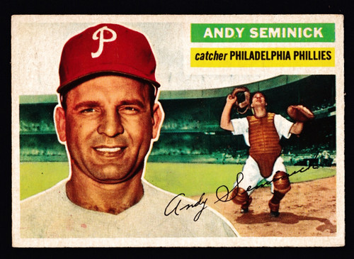 1956 Topps #296 Andy Seminick EX+