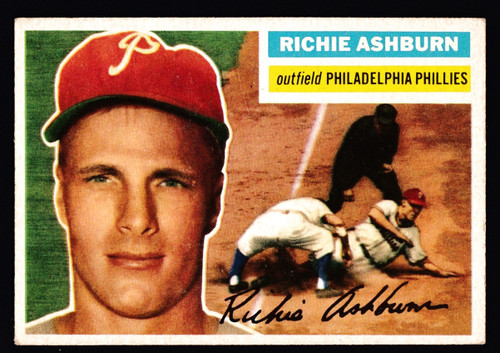 1956 Topps #120 Richie Ashburn GB VG B