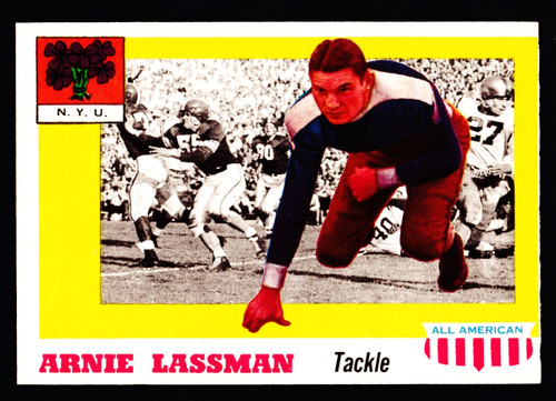 1955 Topps All American #046 Arnie Lassman RC EX-