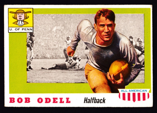 1955 Topps All American #091 Bob Odell RC VG