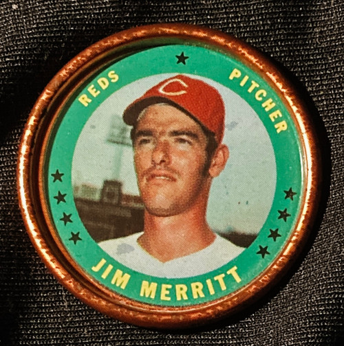 1971 Topps Coins #129 Jim Merritt