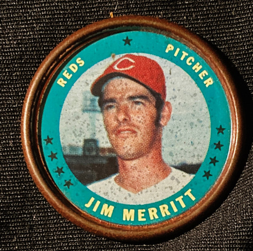 1971 Topps Coins #129 Jim Merritt B