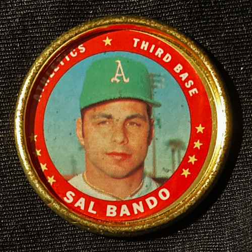 1971 Topps Coins #132 Sal Bando
