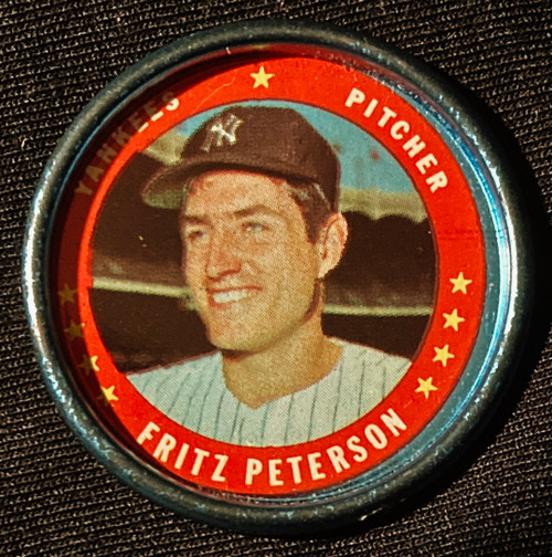 1971 Topps Coins #138 Fritz Peterson