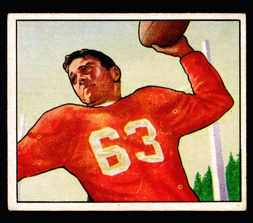 1950 Bowman #036 Frank Albert RC VGEX