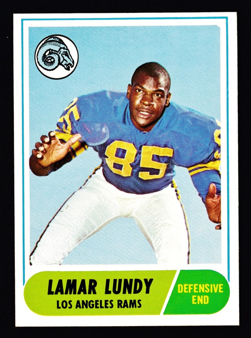 1968 Topps #080 Lamar Lundy EXMT