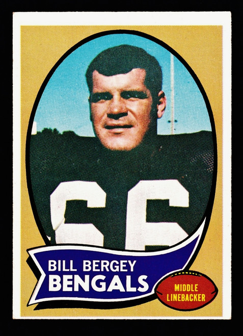 1970 Topps #168 Bill Bergey RC VGEX D